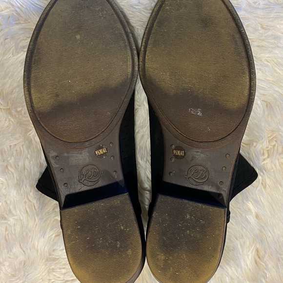 Lucky Brand Black Suede Booties Size 9.5M - Picture 7 of 8